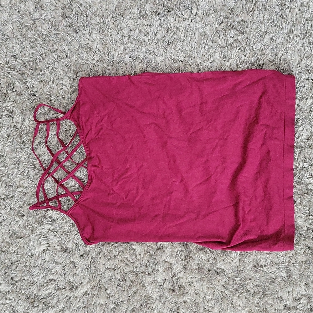 Zenana NWOT 2X/3X criss cross tank